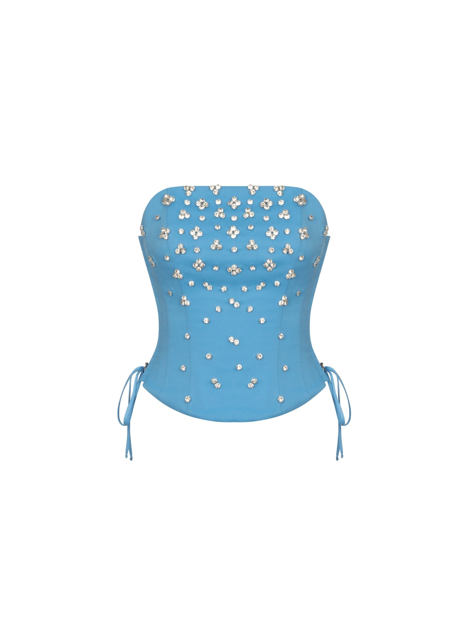 Blue Crystal Corset