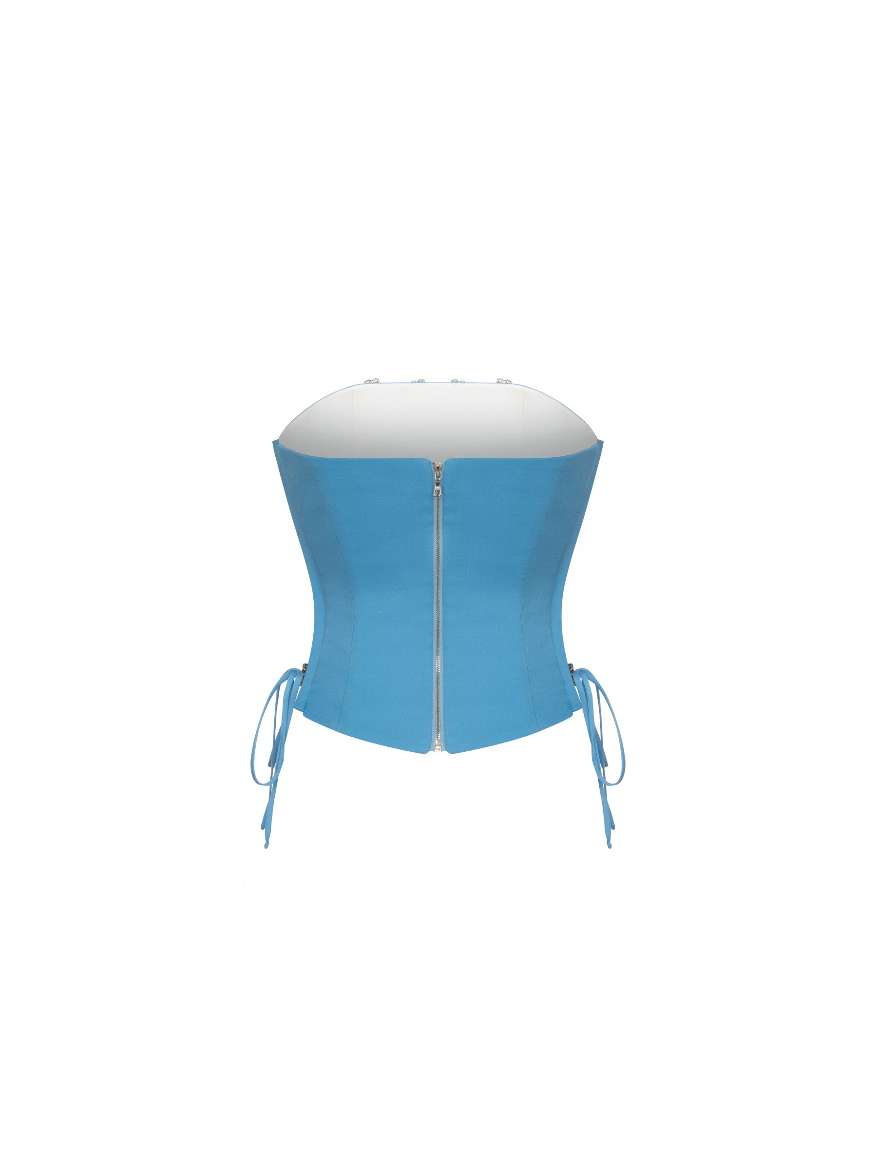 Blue Crystal Corset
