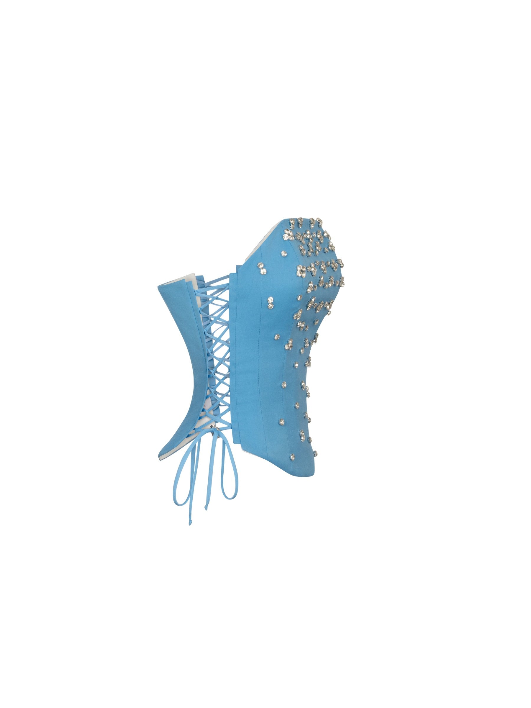 Blue Crystal Corset