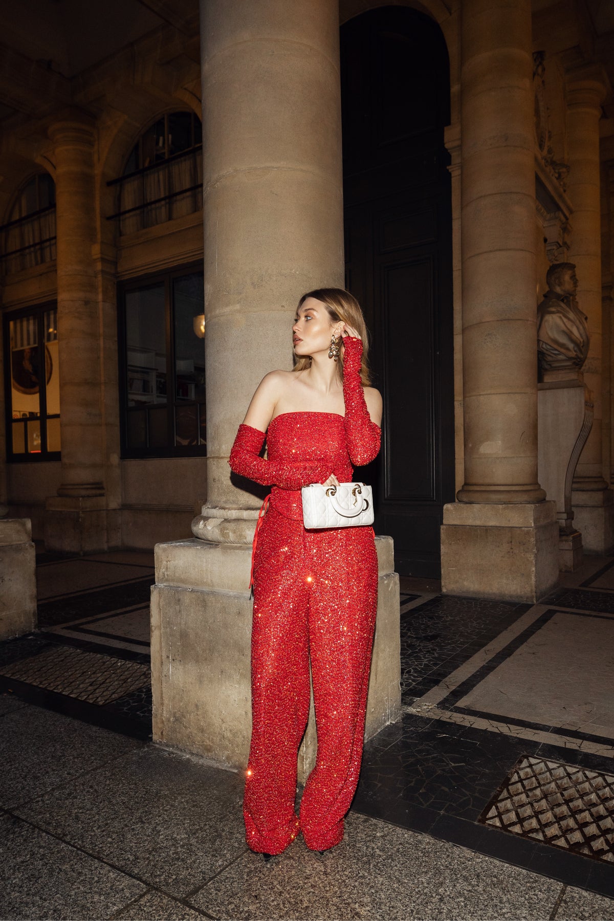 Корсет Riva Red Sequin