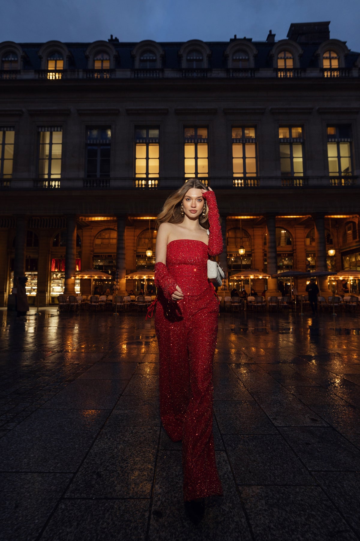 Корсет Riva Red Sequin
