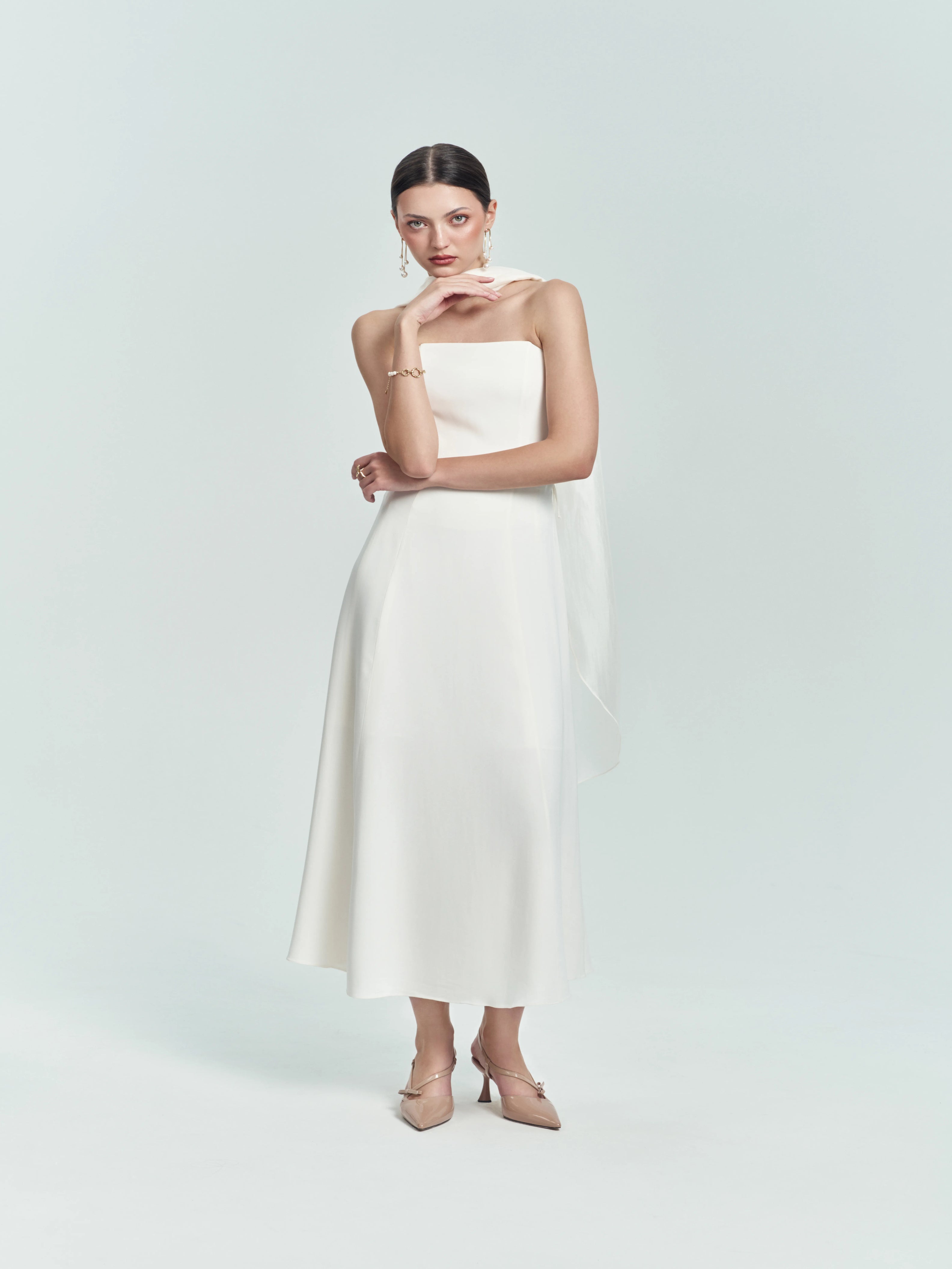 White Long Dress
