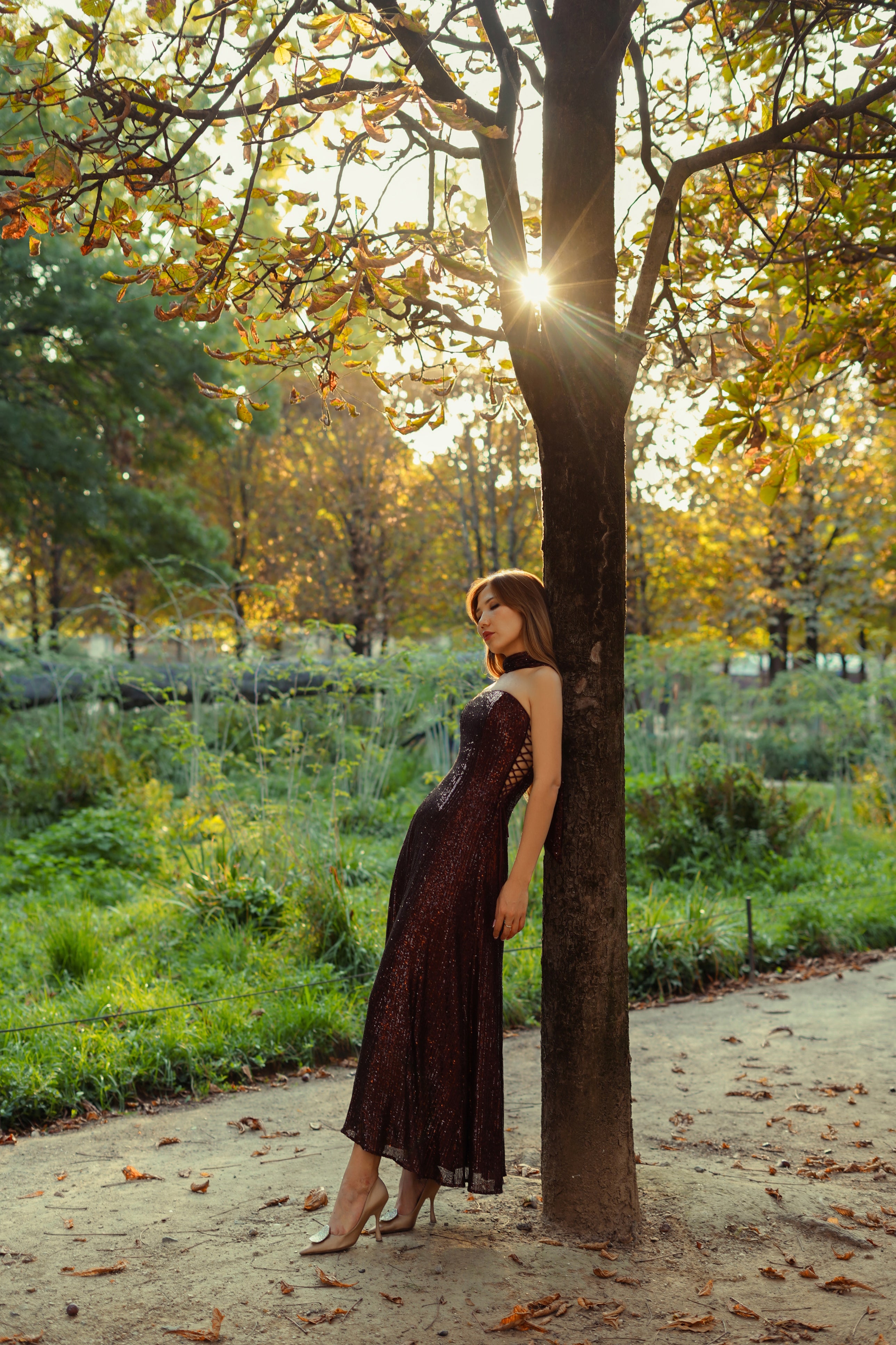 Long Dress Burgundy
