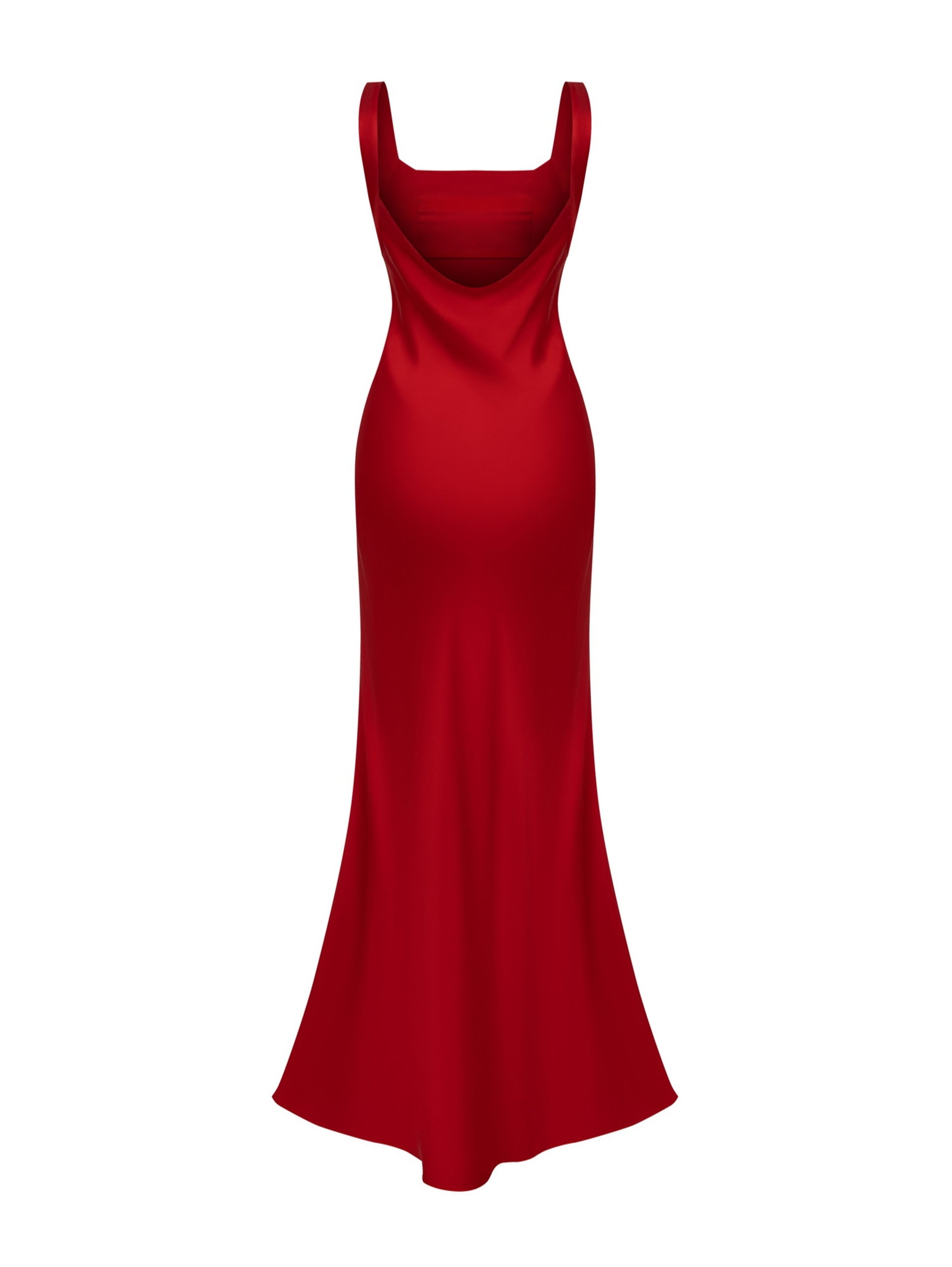 RED OF MEMORY LONG DRESS
