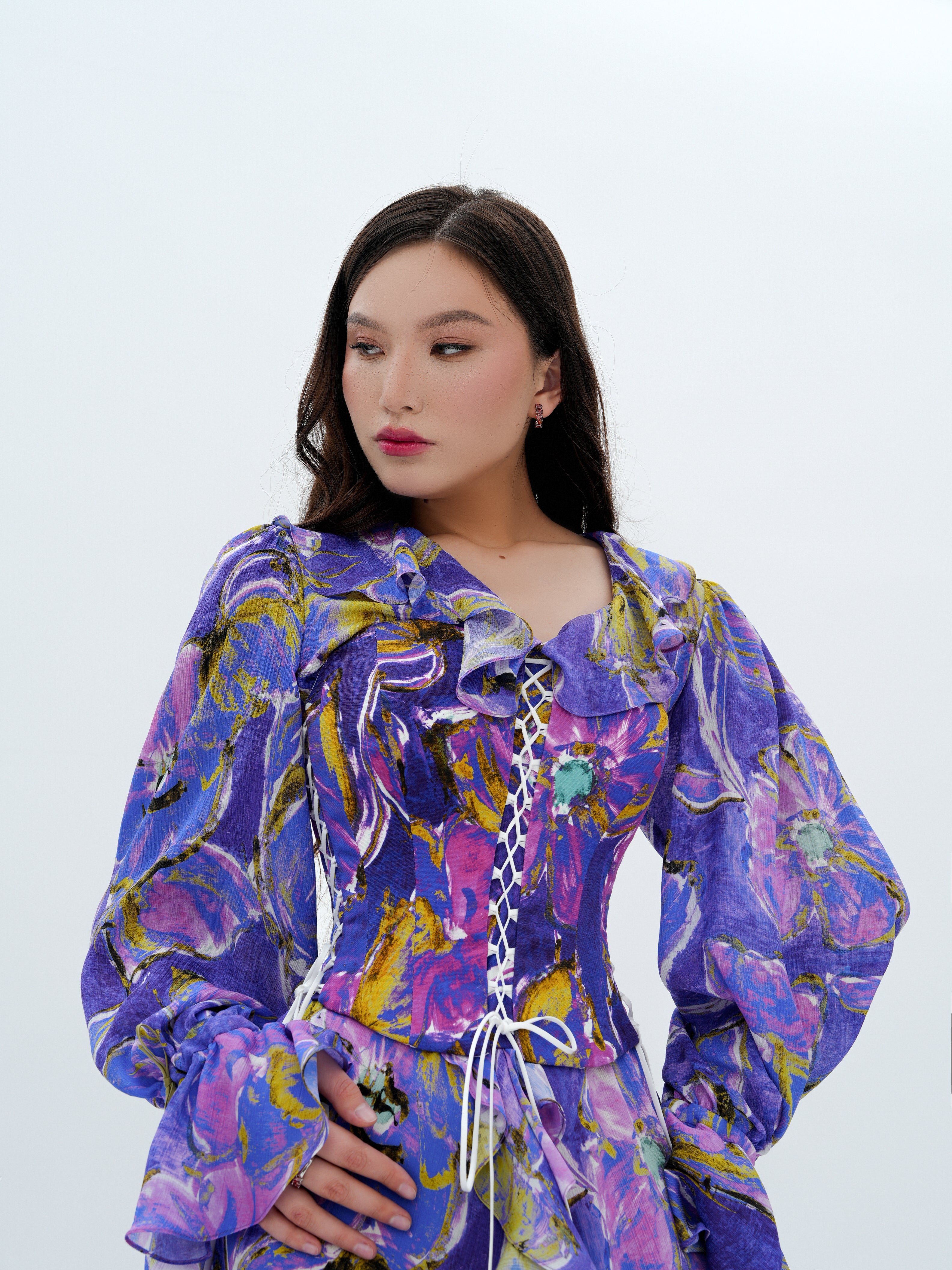 SUNSET IN BLOOM ELSAVA CORSET