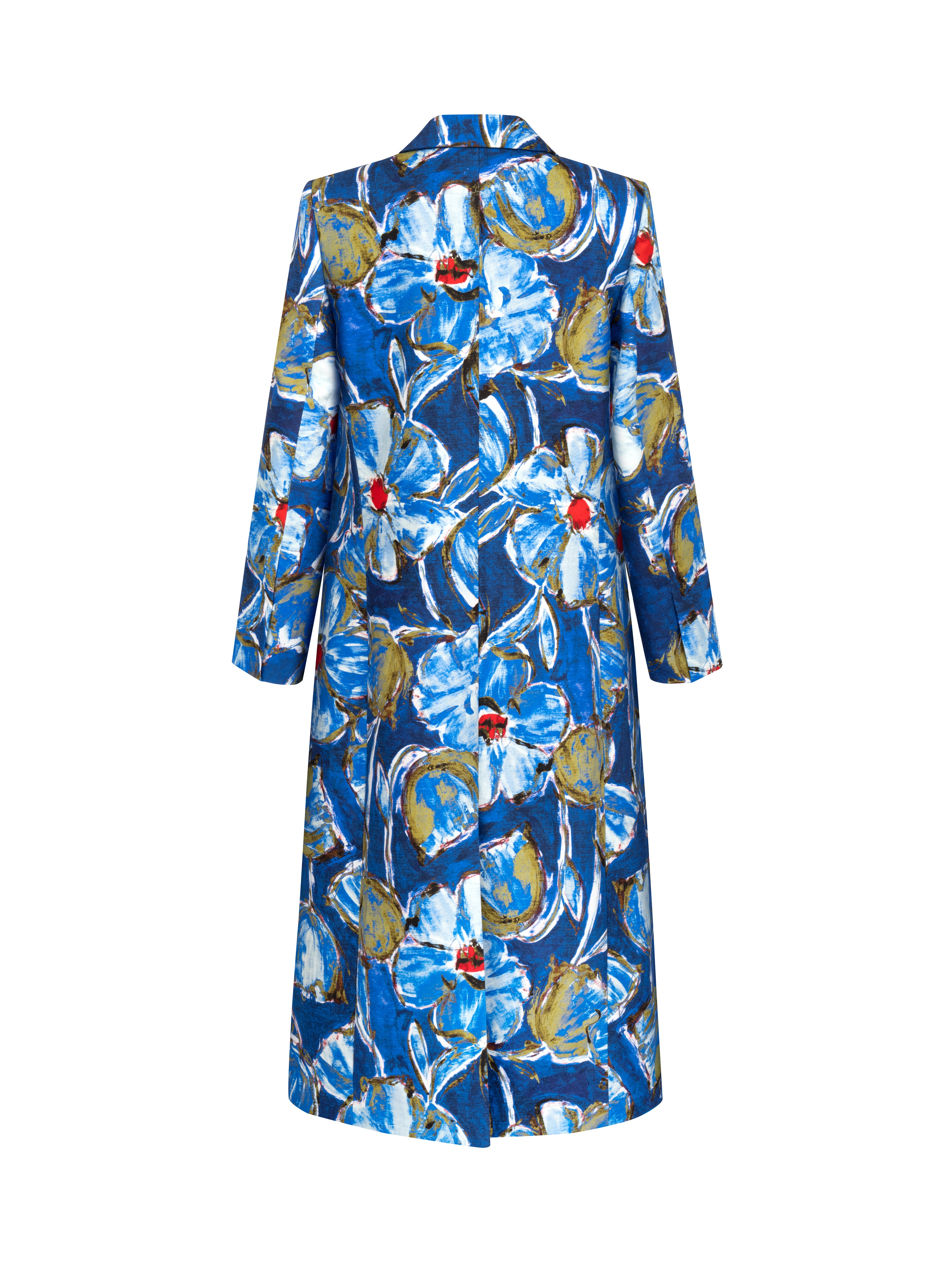 ELSAVA BLUE OF SILENCE LONGLINE BLAZER