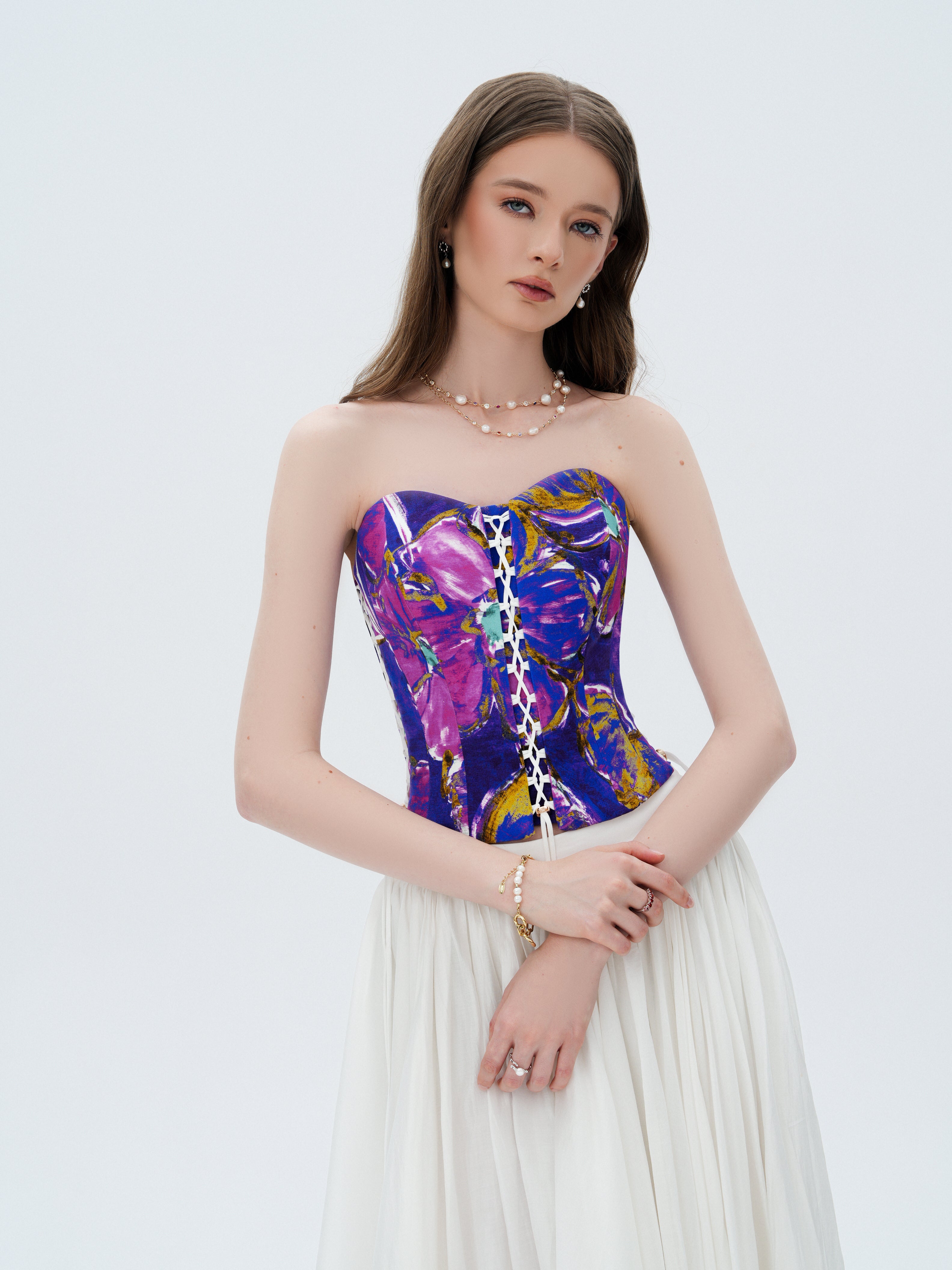 SUNSET IN BLOOM ELSAVA CORSET