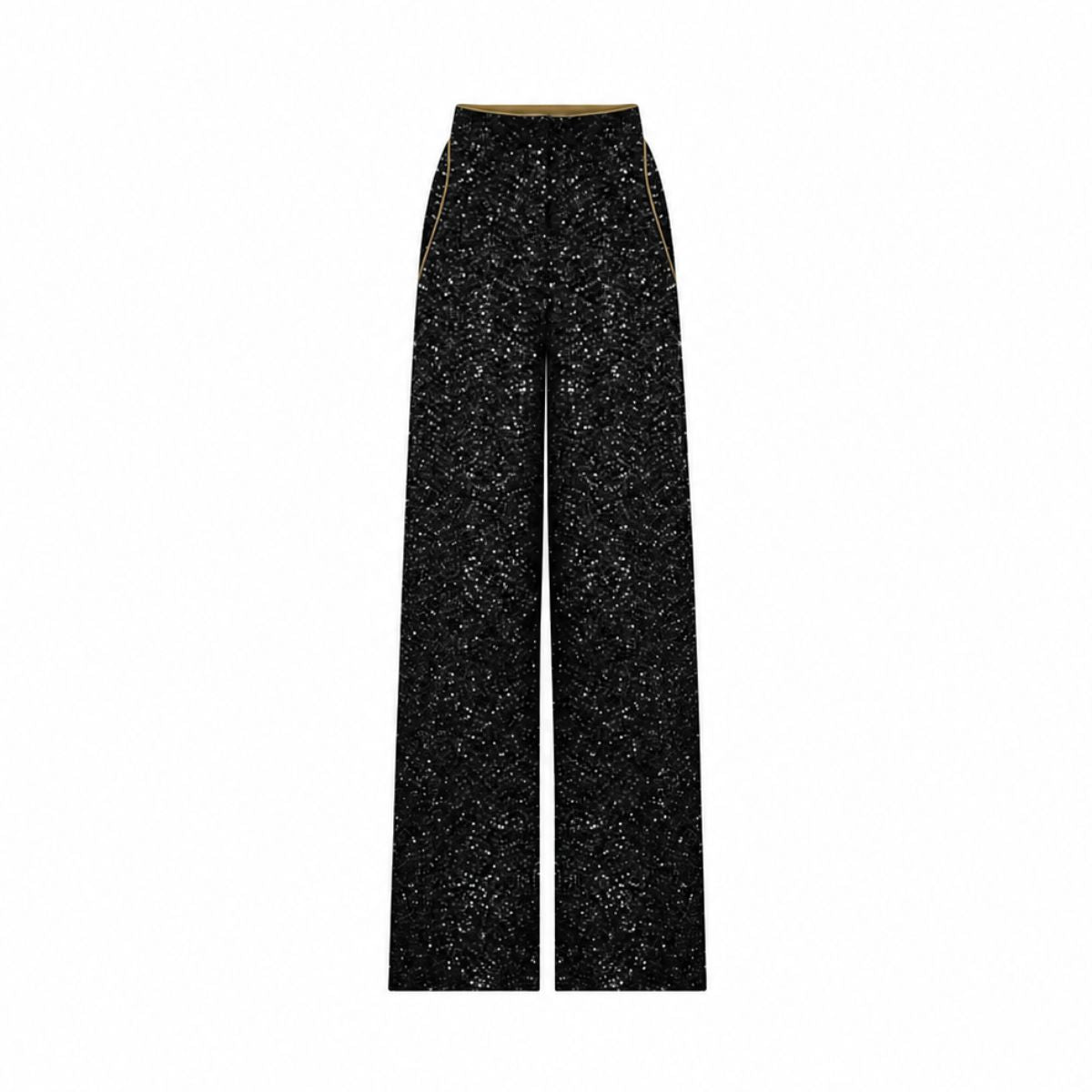 Nox Black Sequin Trouser