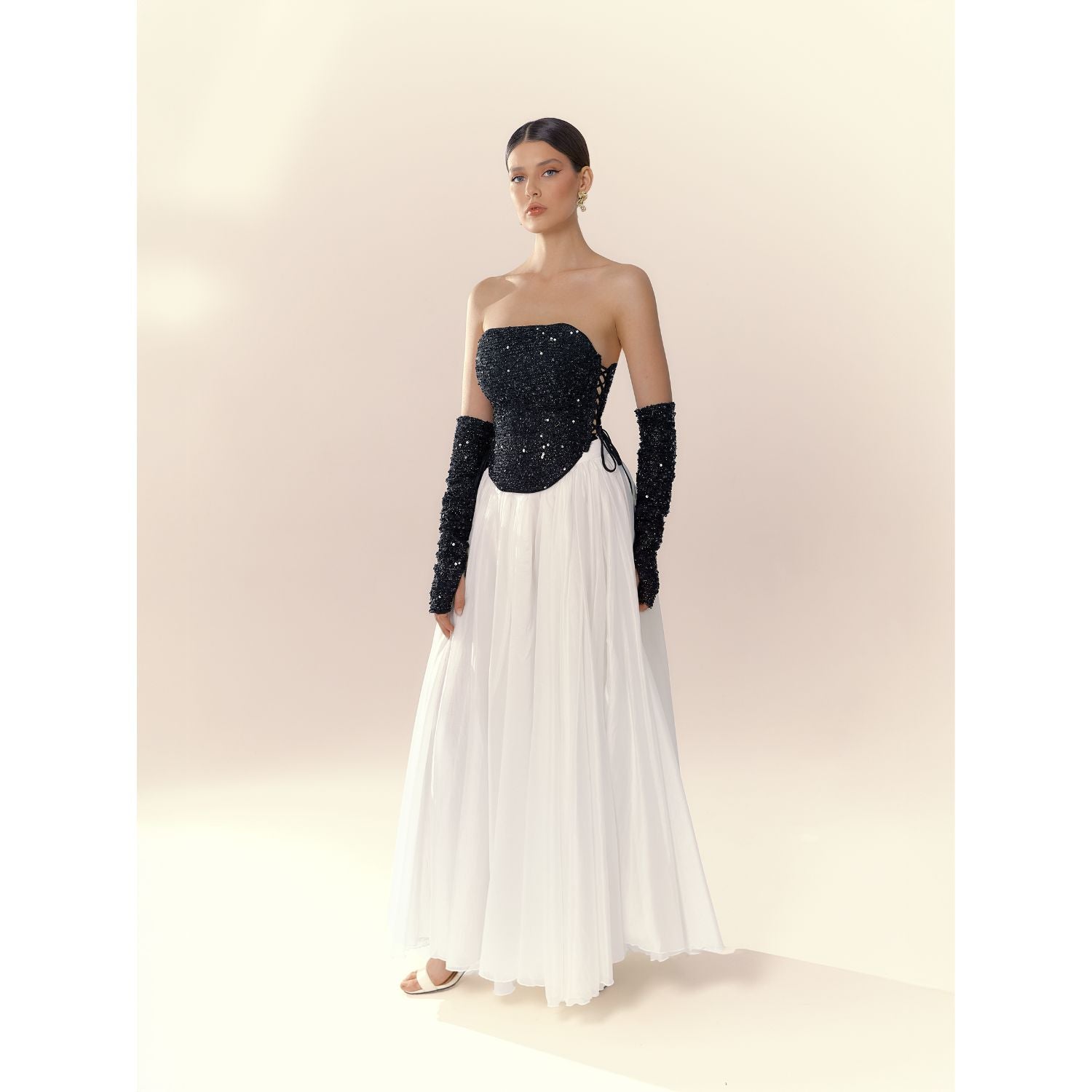 Корсет Nox Black Sequin