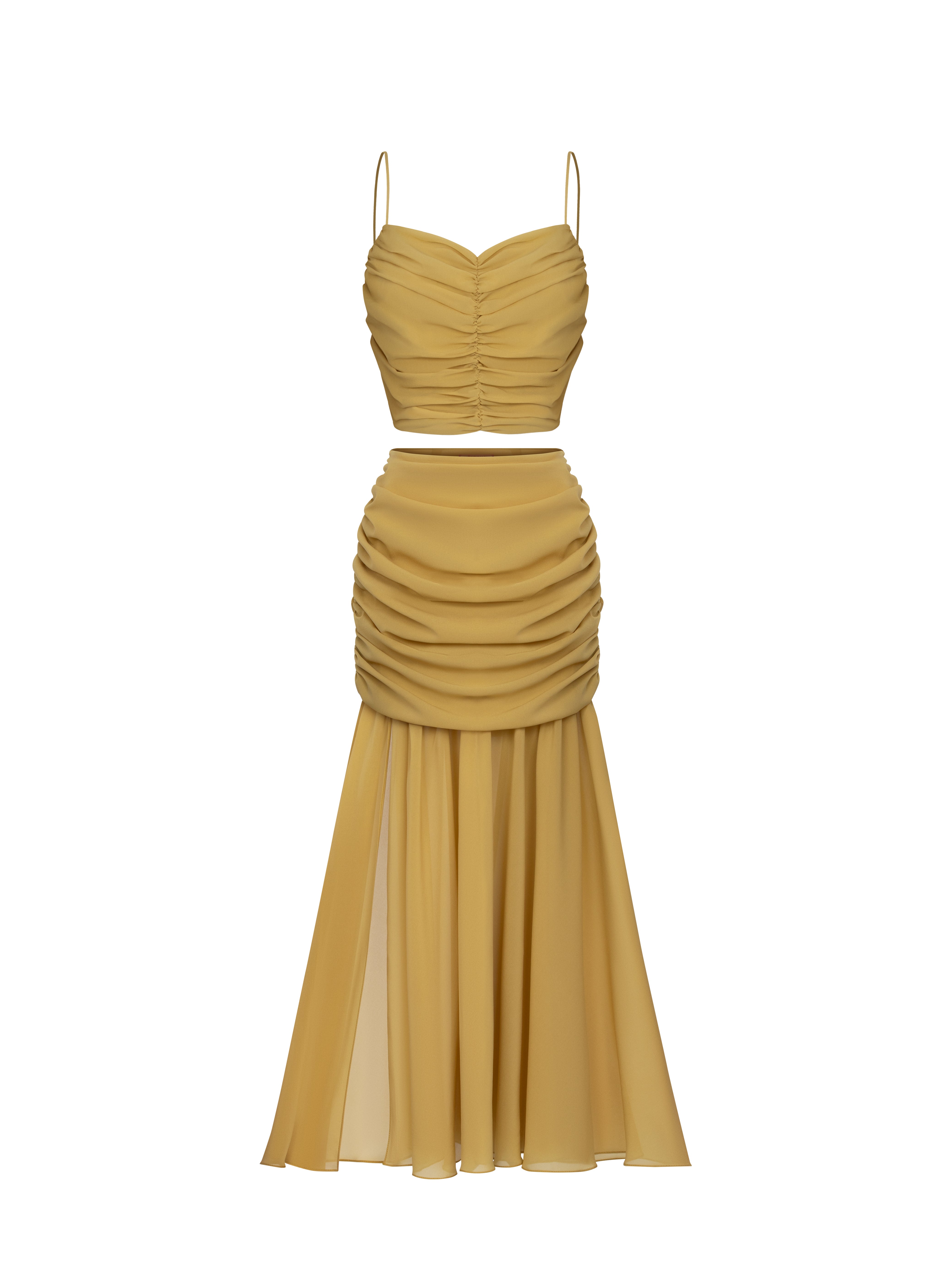 Rushed Bloom Top and Skirt