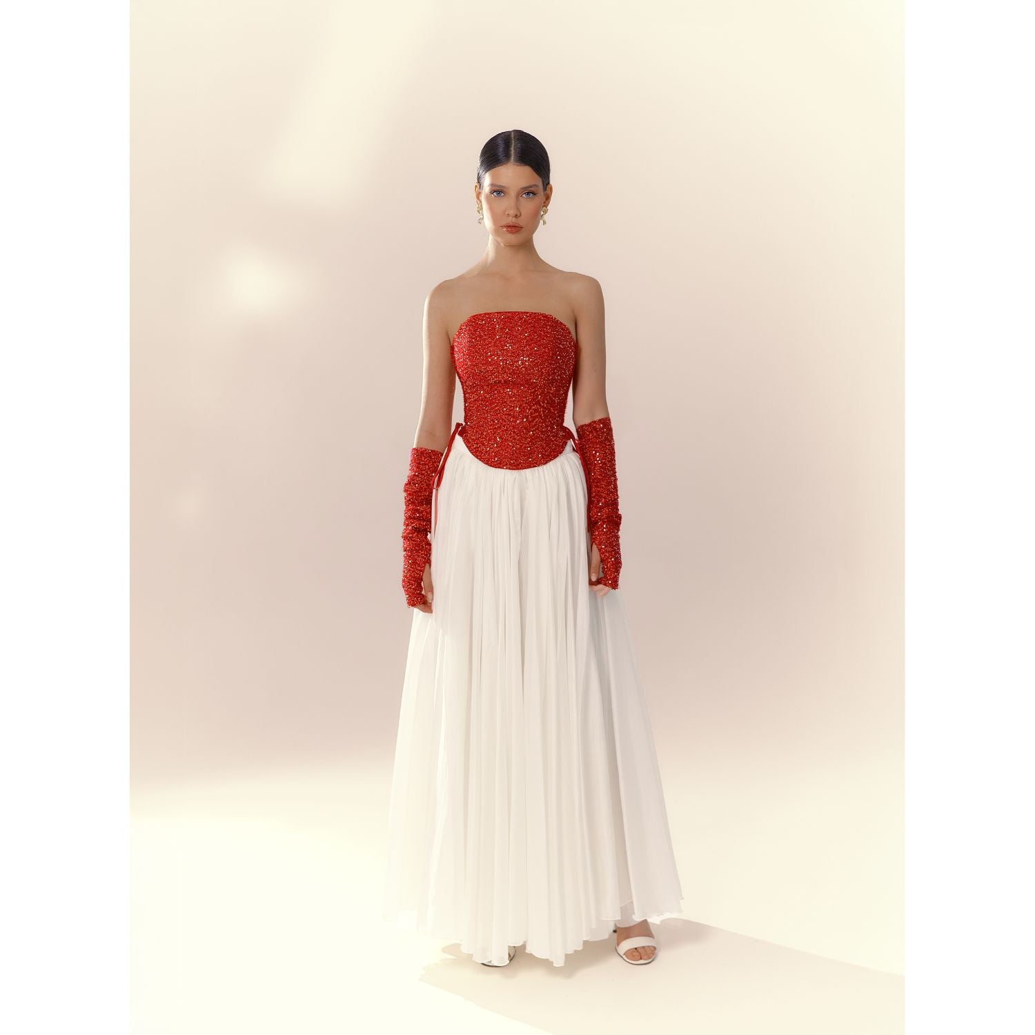 Корсет Riva Red Sequin