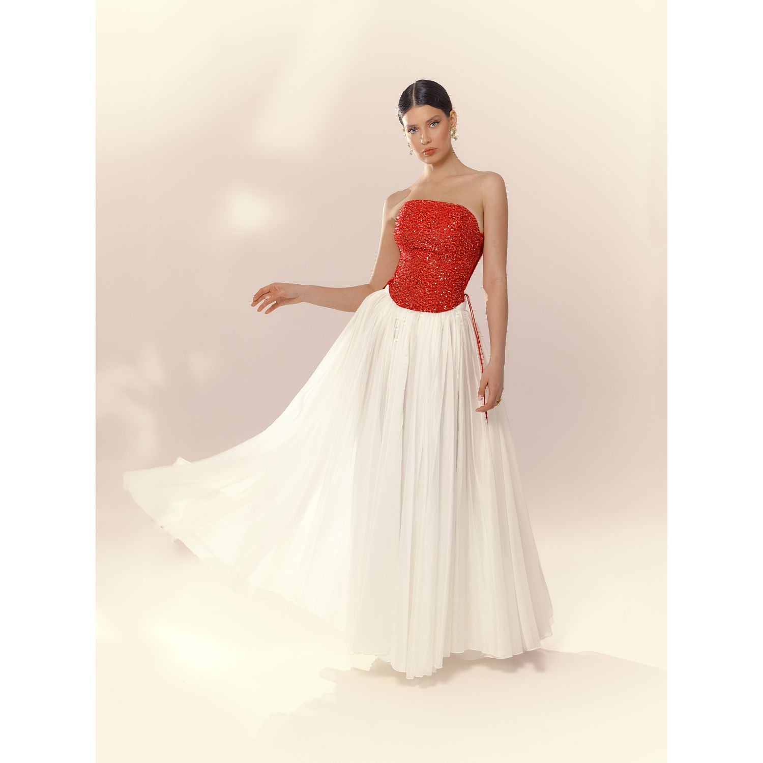 Корсет Riva Red Sequin