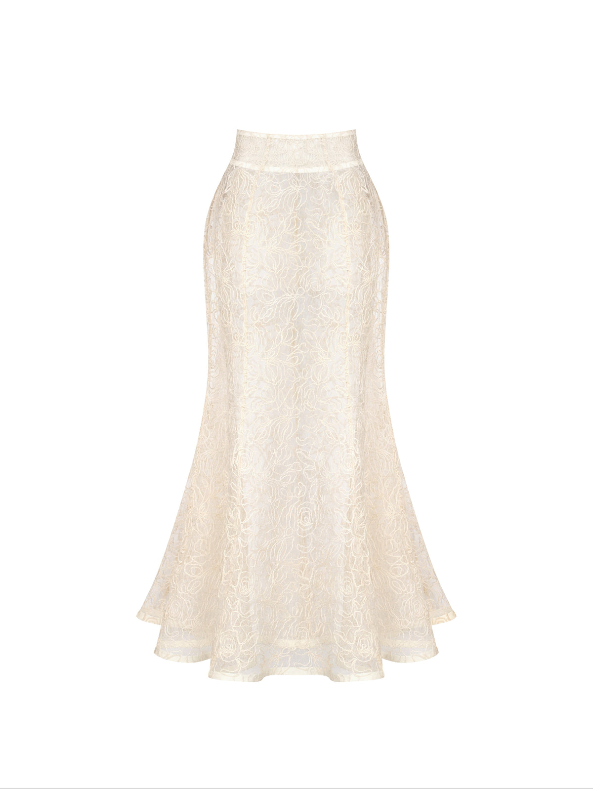 ELSAVA LACE TAILORED SKIRT