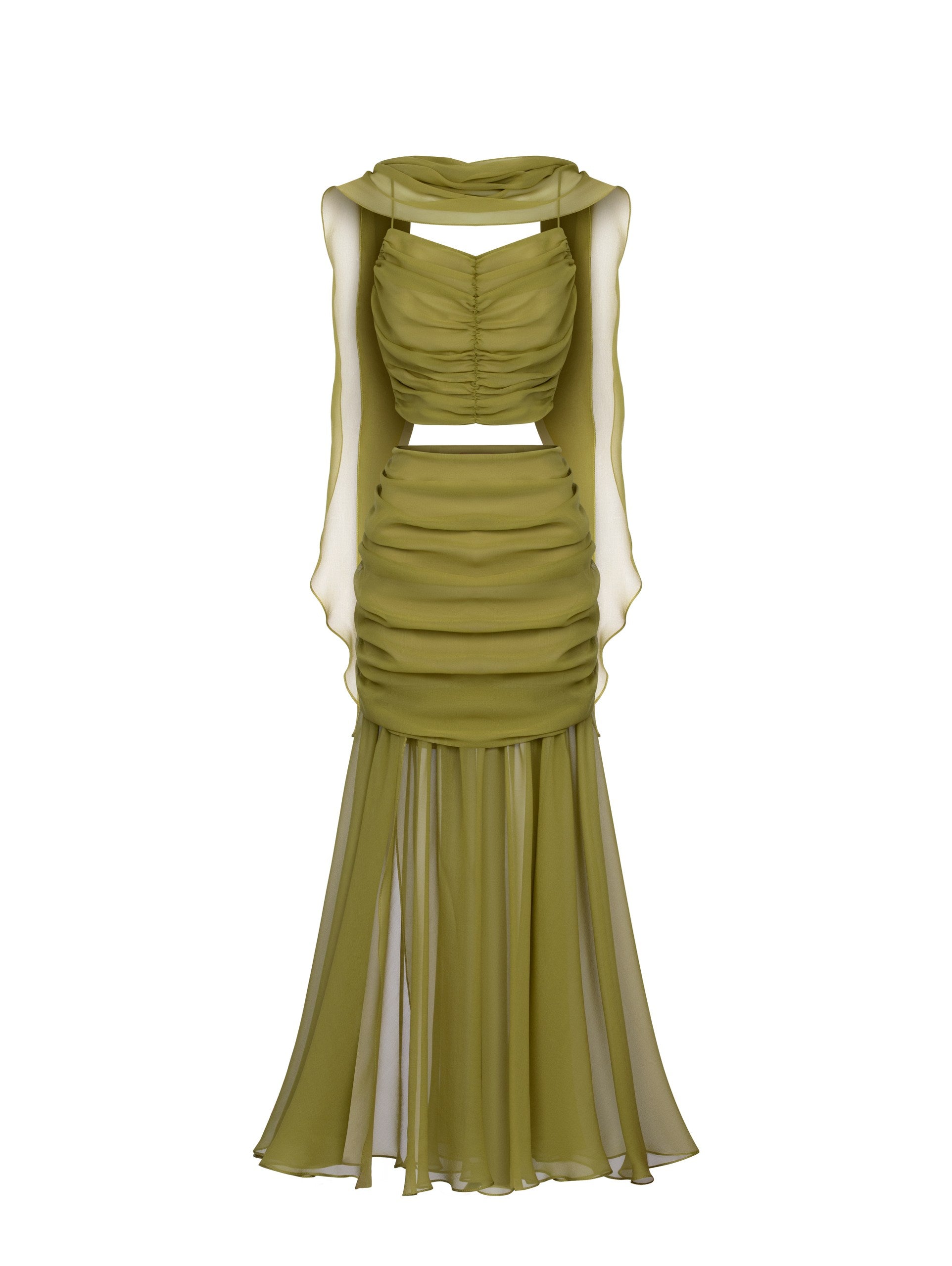 Rushed Bloom Top and Skirt