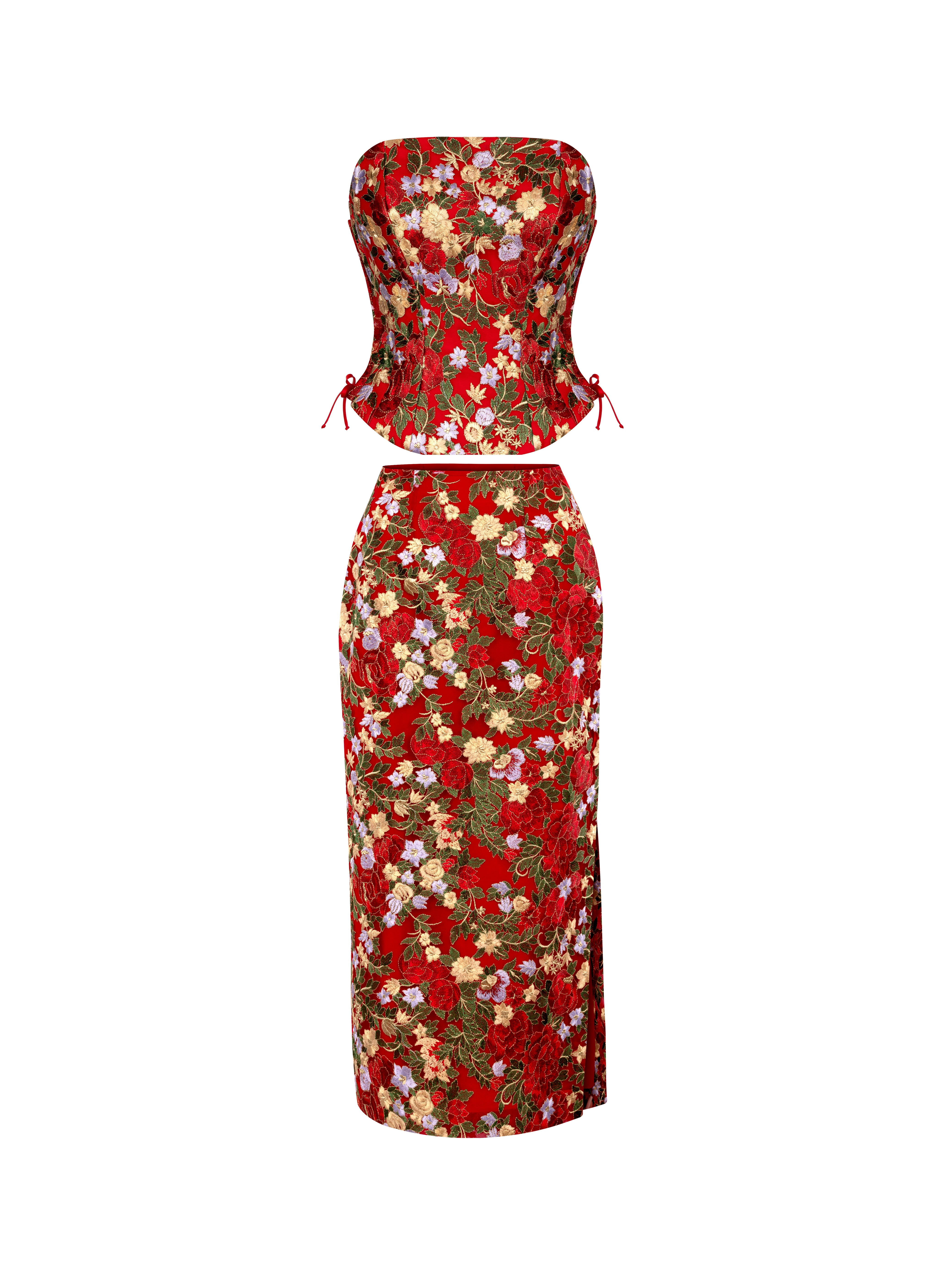 Petalburst Corset and Skirt