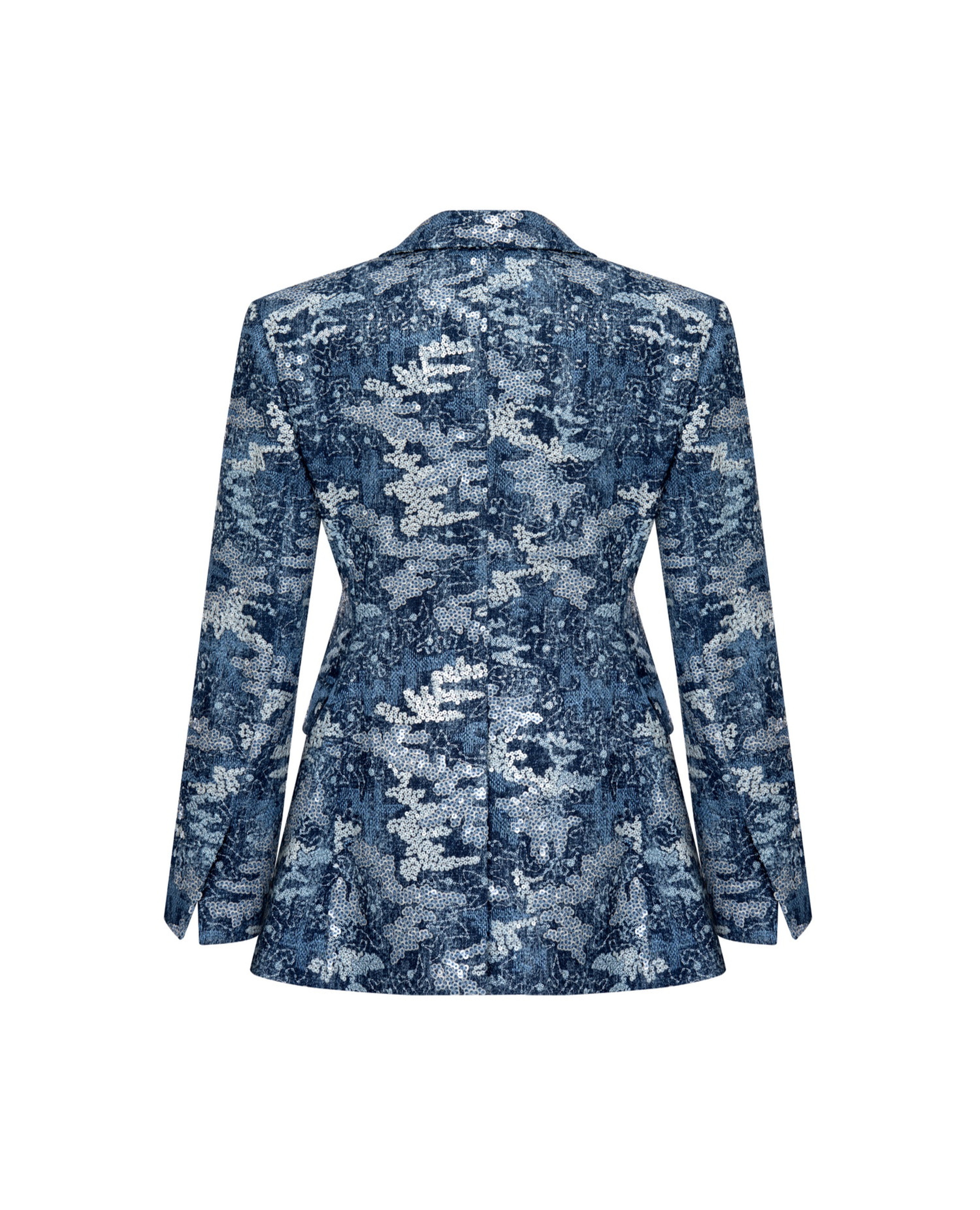 DENIM SEQUIN JACKET