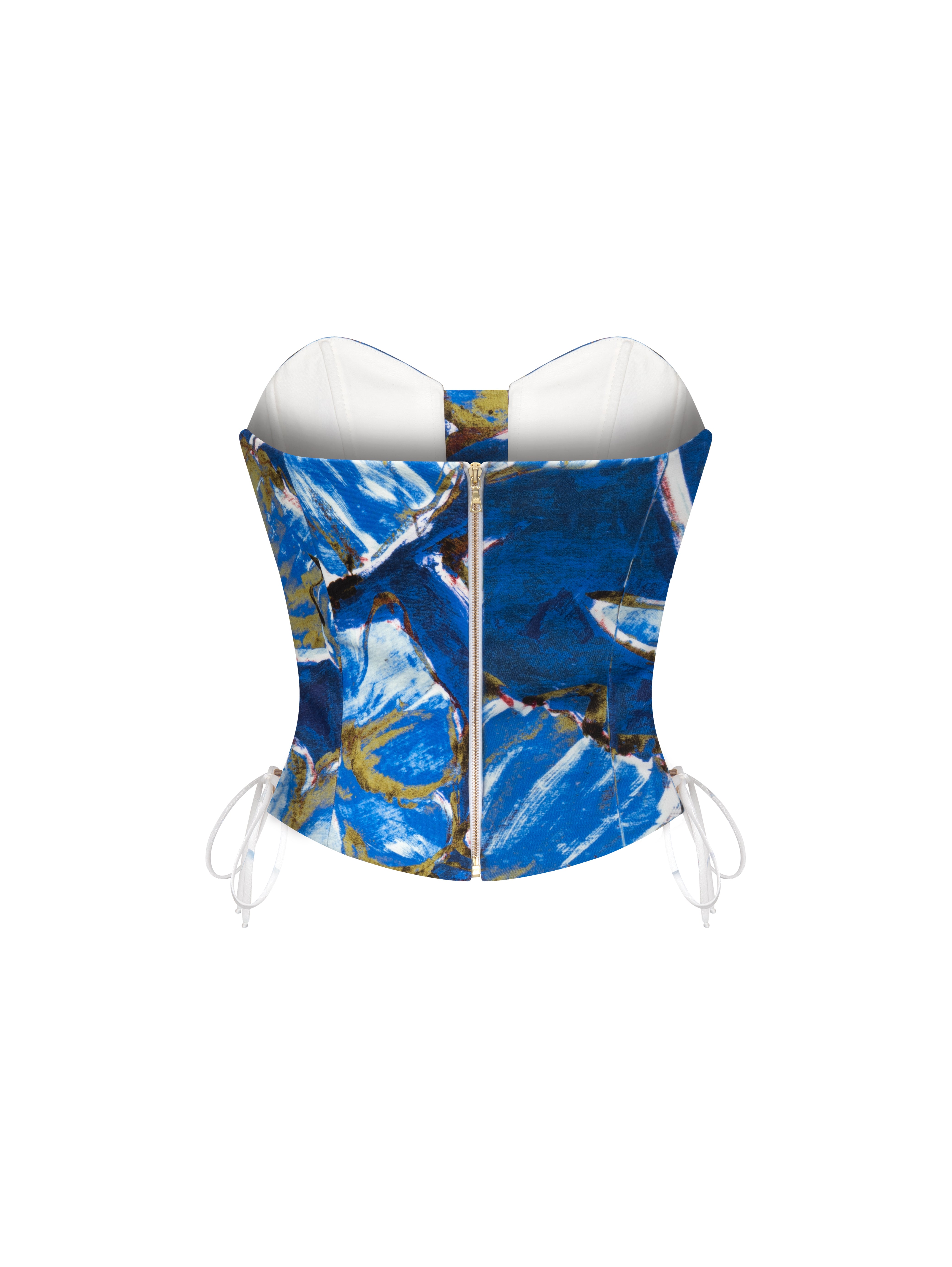 BLUE OF SILENCE ELSAVA  CORSET