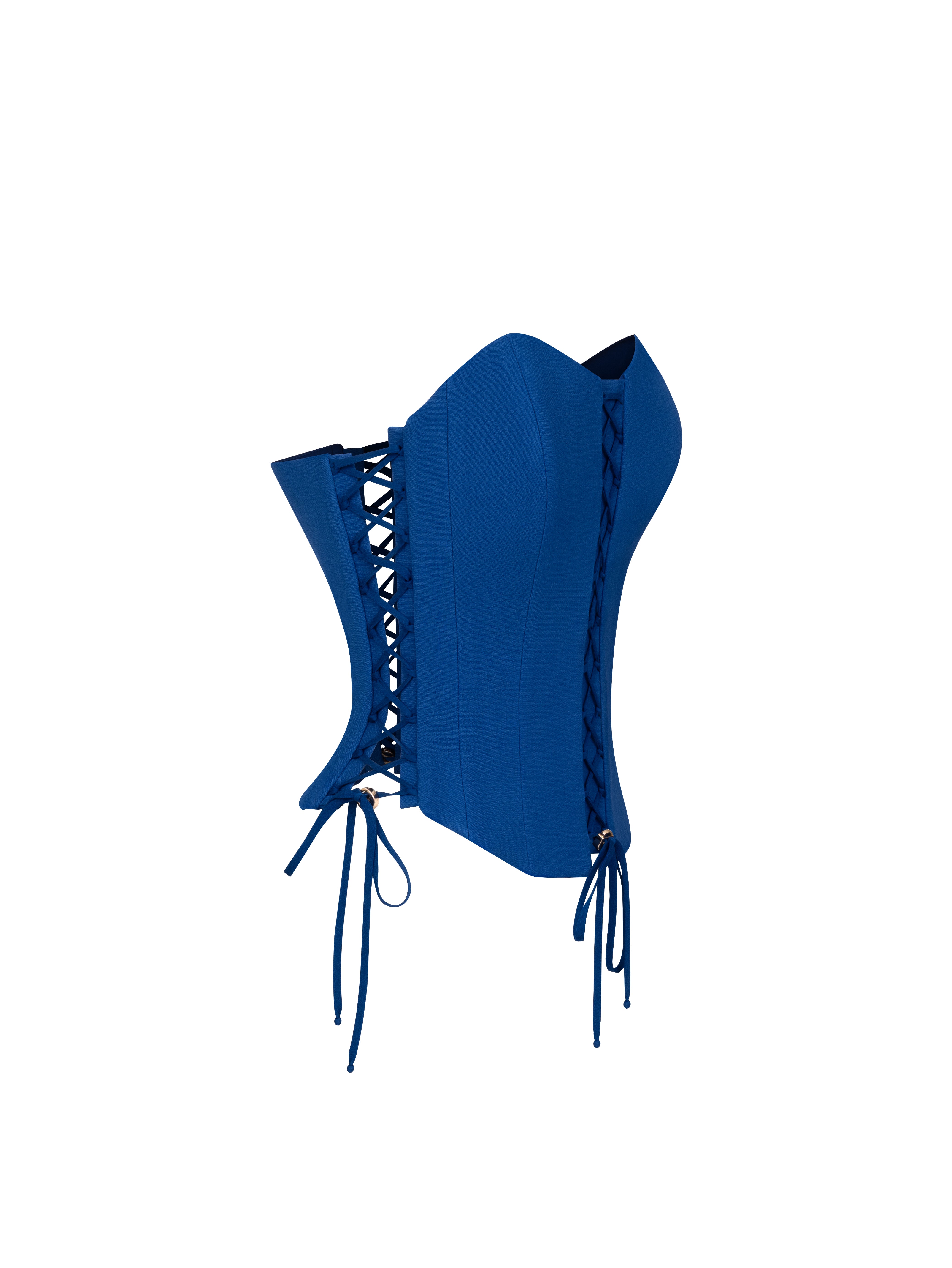 BLUE  CORSET