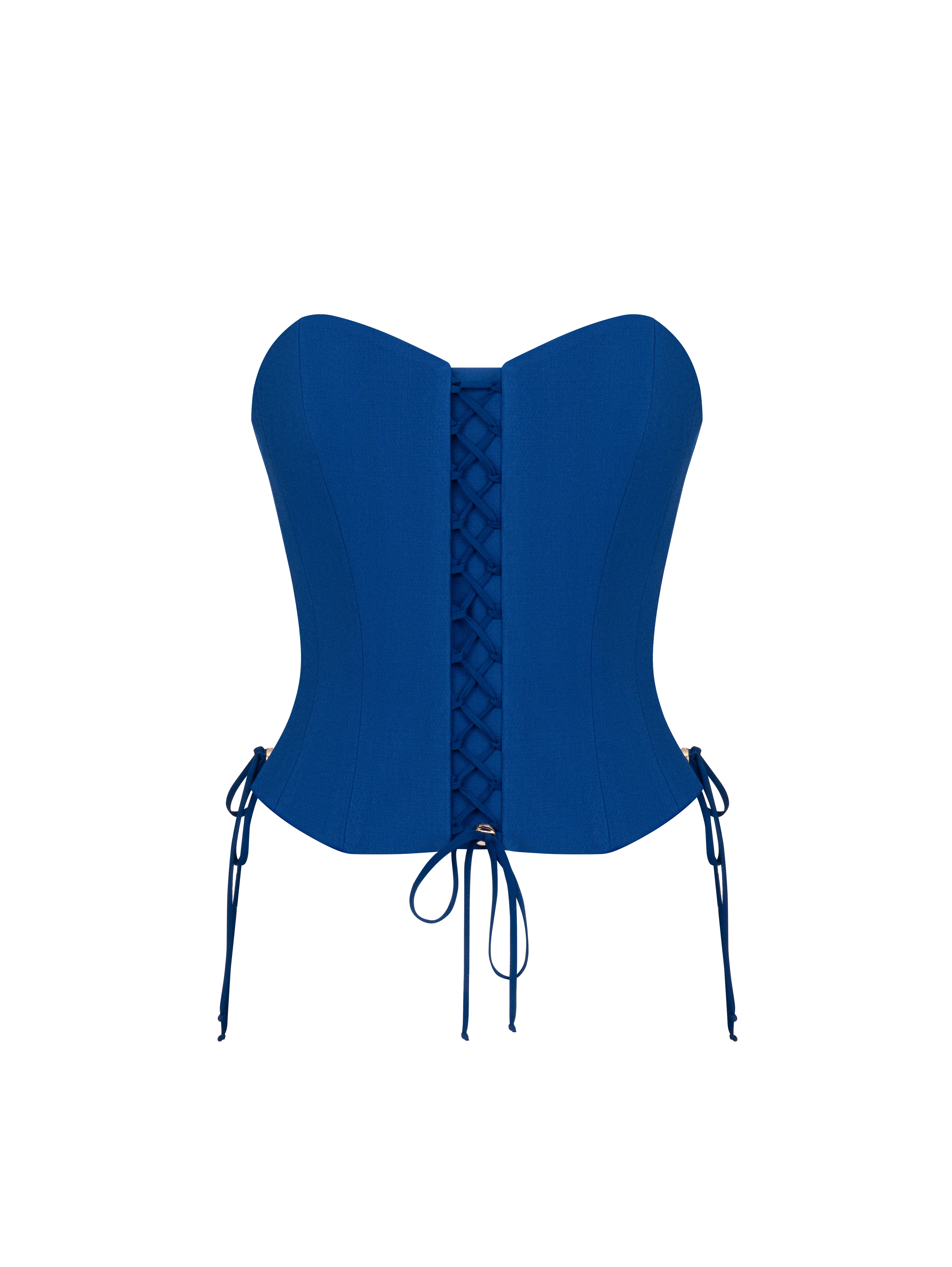 BLUE  CORSET