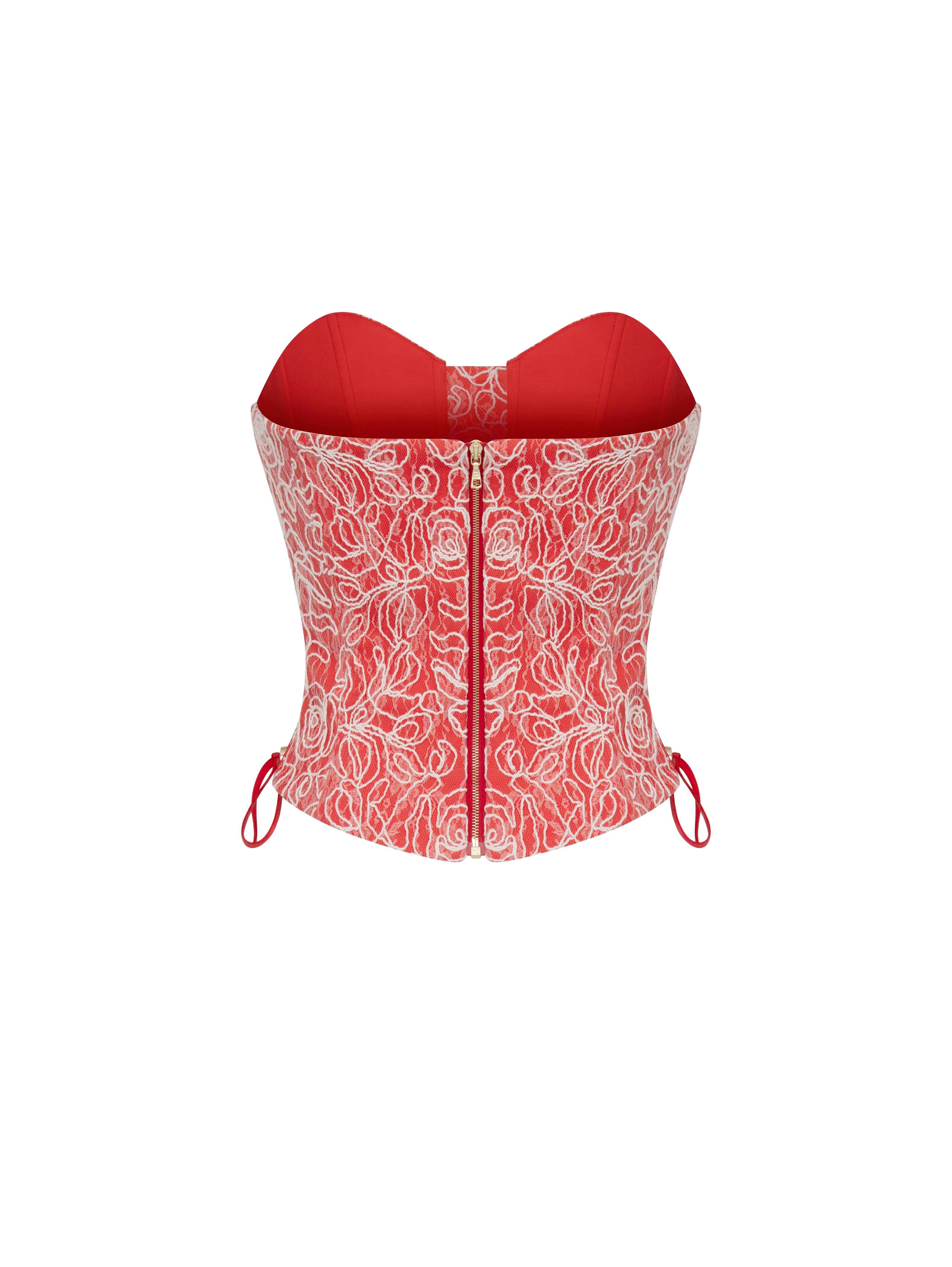 ELSAVA SCARLET BLOOM CORSET