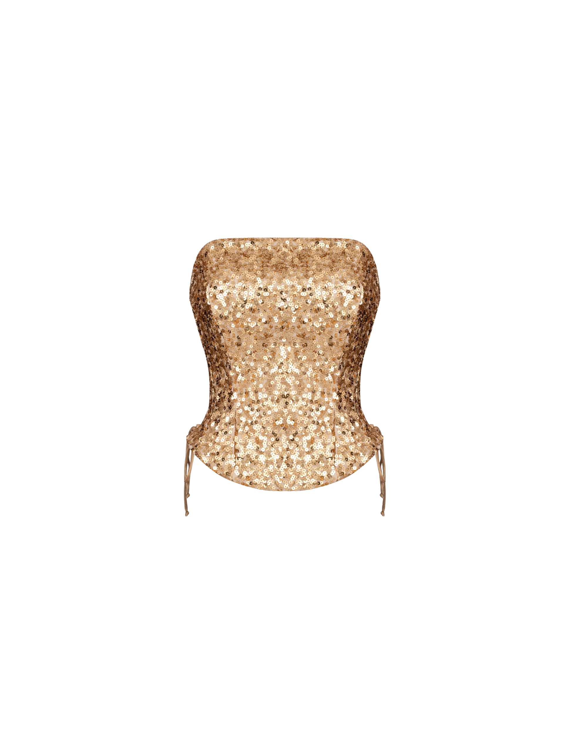 Golden Sequin Corset